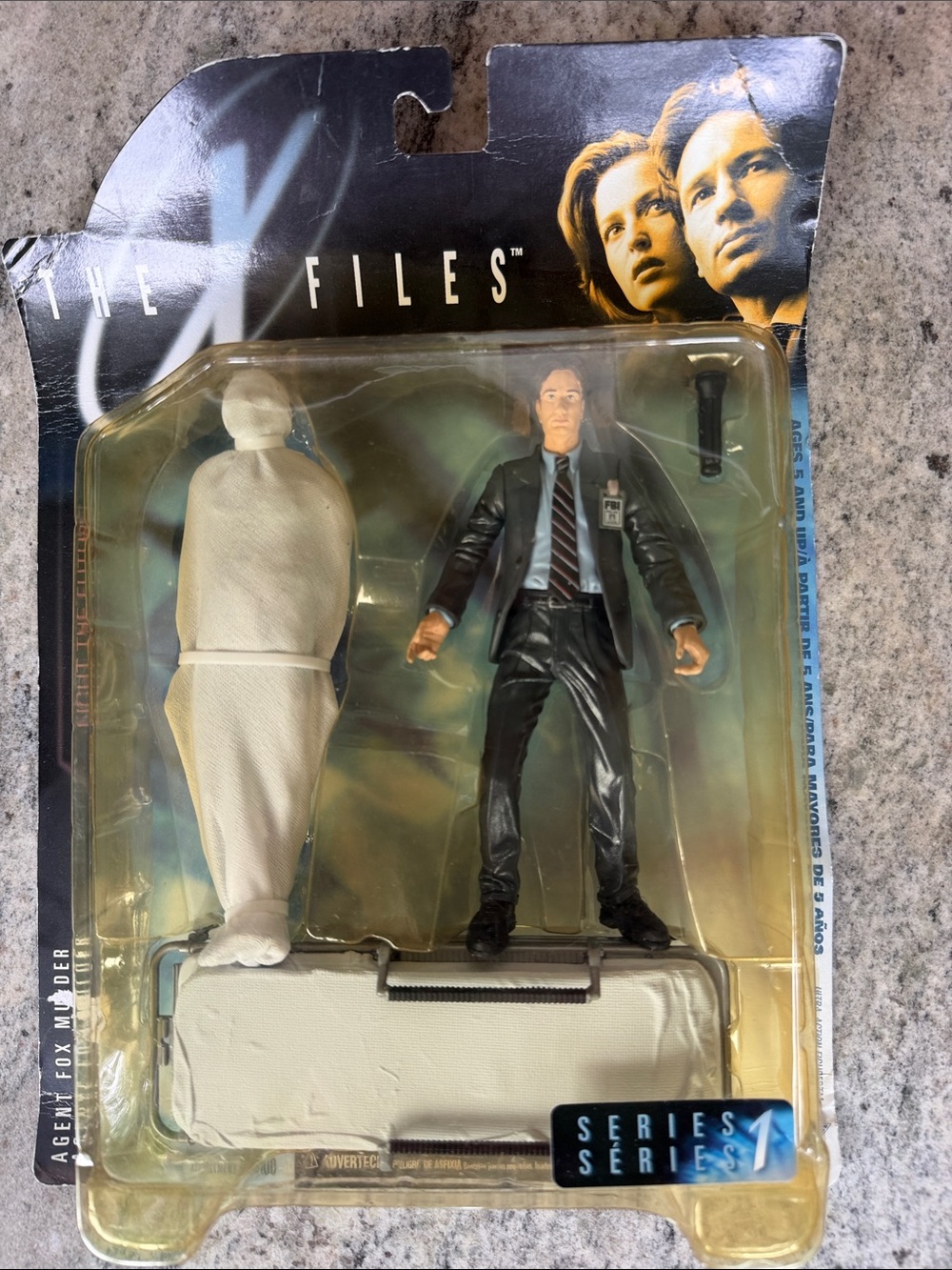 X-Files figure of Mulder from movie.